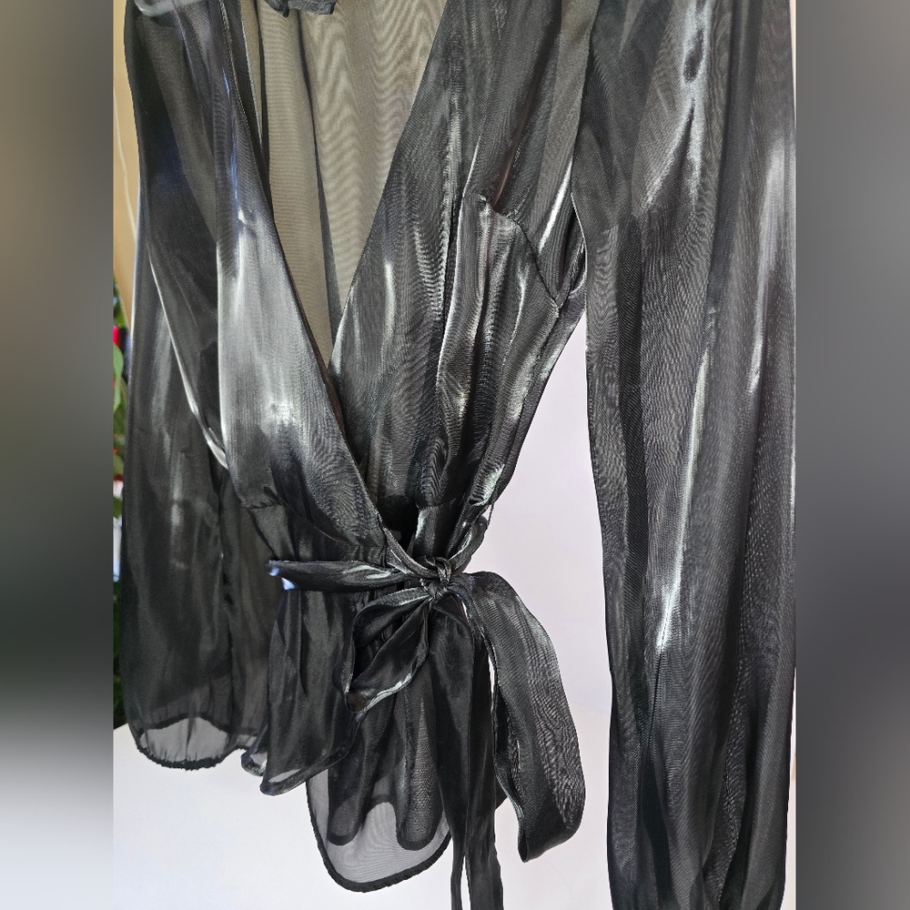 Sheer Wrap Top